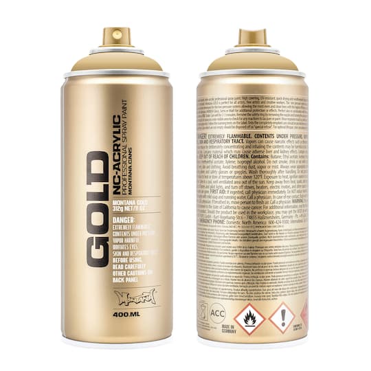 Montana; Montana™ Gold Acrylic Professional Spray Paint; Category:Artist Spray Paint; Image:1